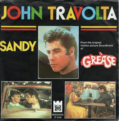 John Travolta - Sandy + All strung out on you (Vinylsingle)