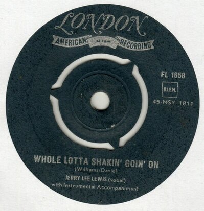 Jerry Lee Lewis - Whole lotta shakin' goin' on + It'll be me (Vinylsingle)