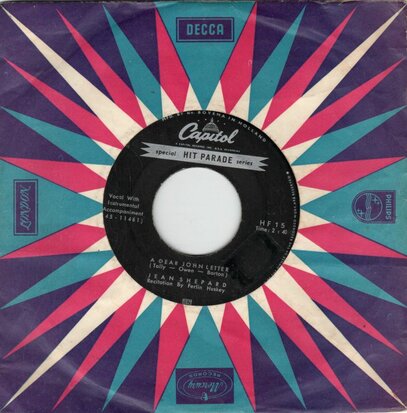 Jean Shepard - A dear John letter + Forgive me John (Vinylsingle)