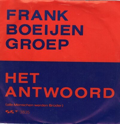 Frank Boeijen Groep - Het antwoord + Sneeuwblind (Vinylsingle)