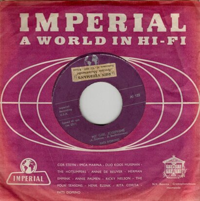 Fats Domino - My girl Josephine + Sheik of Araby (Vinylsingle)