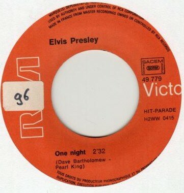 Elvis Presley - One night + I got strung (Vinylsingle)
