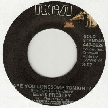 Elvis Presley - Are you lonesome tonight + I gotta know (Vinylsingle)