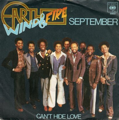 Earth Wind & Fire - September + Can't hide love (Vinylsingle)