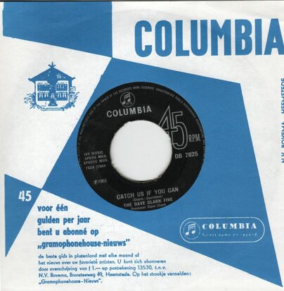 Dave Clark Five - Catch us if you can + Move on (Vinylsingle)