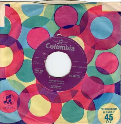 Cliff Richard - Ready teddy + Whole lotta shakin' goin' on (Vinylsingle)