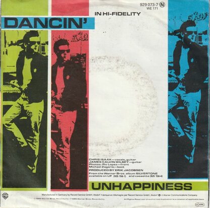 Chris Isaak - Dancin' + Unhappiness (Vinylsingle)