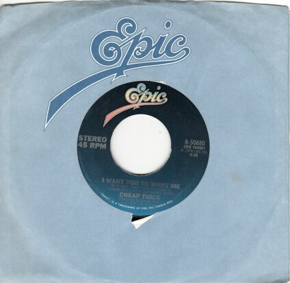 Cheap Trick - I want you to want me + Clock strikes back (Vinylsingle)