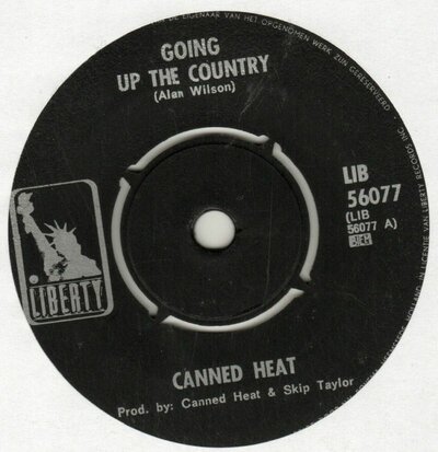 Canned Heat - Going up the country + One kind favor (Vinylsingle)
