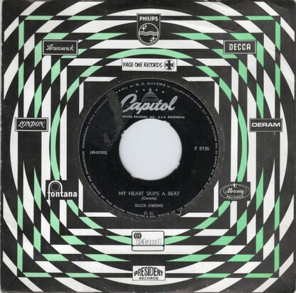 Buck Owens - My Heart Skips A Beat + Together Again (Vinylsingle)
