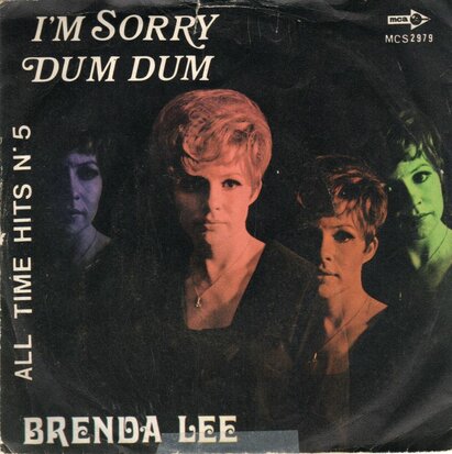 Brenda Lee - I'm sorry + All alone am I (Vinylsingle)