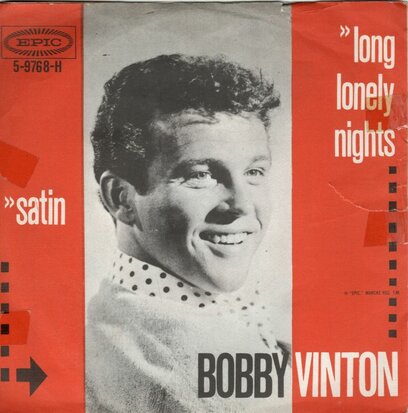 Bobby Vinton - Long lonely nights + Satin (Vinylsingle)