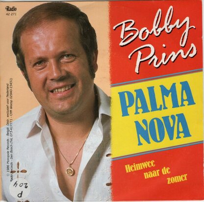Bobby Prins - Palma Nova + Heimwee naar de zomer (Vinylsingle)