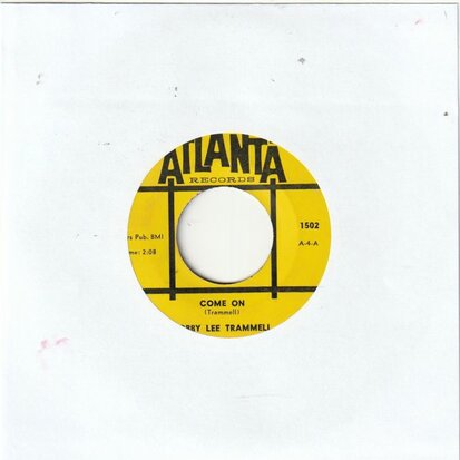 Bobby Lee Trammell - Come On + I Love'em All (Vinylsingle)