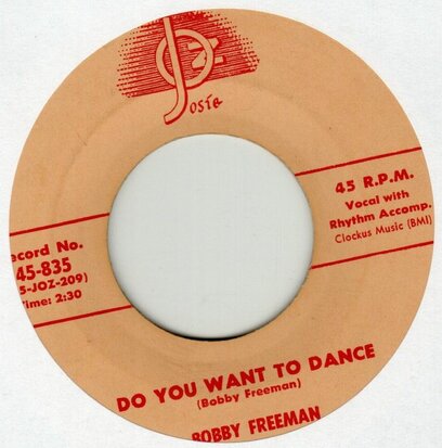 Bobby Freeman - Do you wanna dance + Big Fat Woman (Vinylsingle)