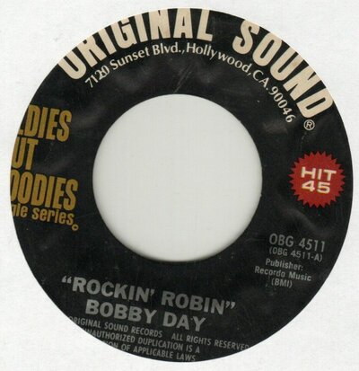 Bobby Day - Rockin Robin + Over and over (Vinylsingle)