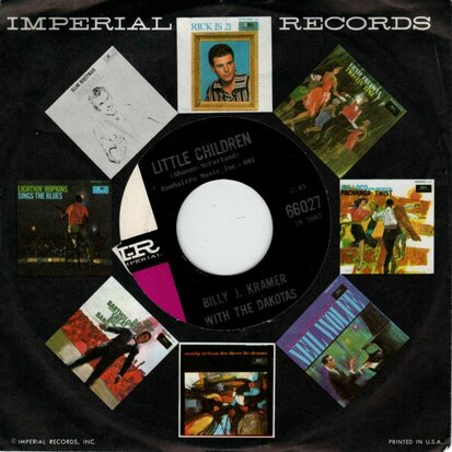 Billy J. Kramer & Dakota's - Little children + Bad to me (Vinylsingle)
