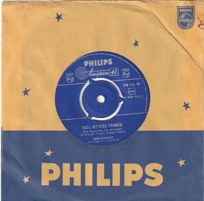 Annie de Reuver - Veel bittere tranen + Kleine zeeman (Vinylsingle)