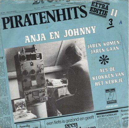 Anja & Johnny - Jaren komen, jaren gaan + Als de klokken van het kerkje (Vinylsingle)