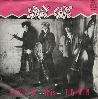 Stray Cats - Rock this town + Can't hurry love (Vinylsingle)