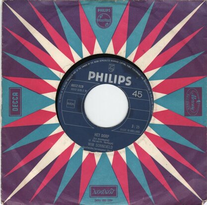 Wim Sonneveld - Het dorp + Wat moet ik doen zonder jou (Vinylsingle)