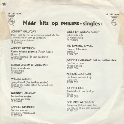 Willy Alberti - Ik heb 't geluk besteld + Ros'marie (Vinylsingle)
