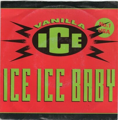 Vanilla Ice - Ice Ice Baby + (radio mix edit) (Vinylsingle)