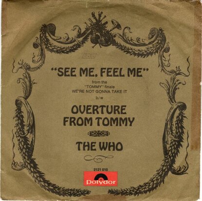 The Who - See me, feel me + Overture from Tommy (Vinylsingle)