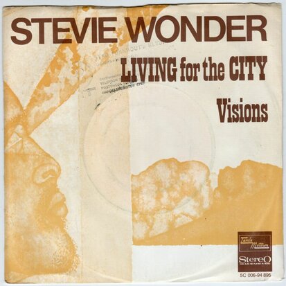 Stevie Wonder - Living for the city + Visions (Vinylsingle)