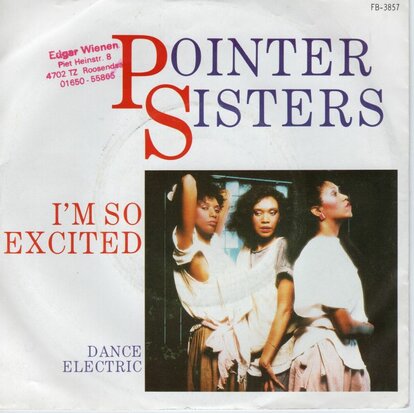 Pointer Sisters - I'm so excited + Dance electric (Vinylsingle)
