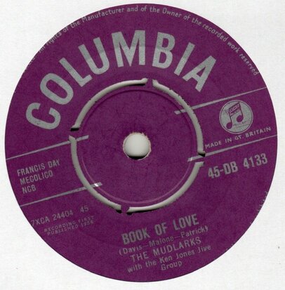 Mudlarks - Book of love + Yea yea (Vinylsingle)