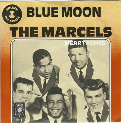 Marcels - Blue moon + Heartaches (Vinylsingle)