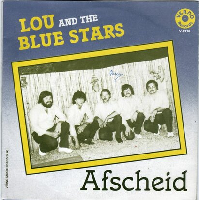 Lou and the Blue Stars - Afscheid + d De lotto (Vinylsingle)