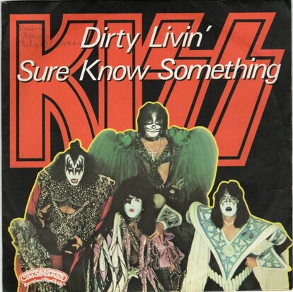 Kiss - Dirty livin' + Sure know something (Vinylsingle)