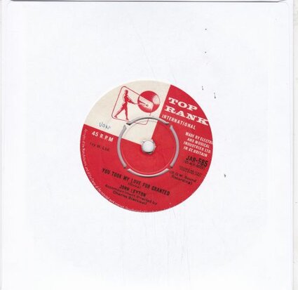 Johnny Leyton - Wild wind + You took my love for granted (Vinylsingle)