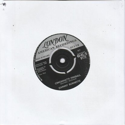 Johnny Burnette - Dreamin' + Cincinnati fireball (Vinylsingle)