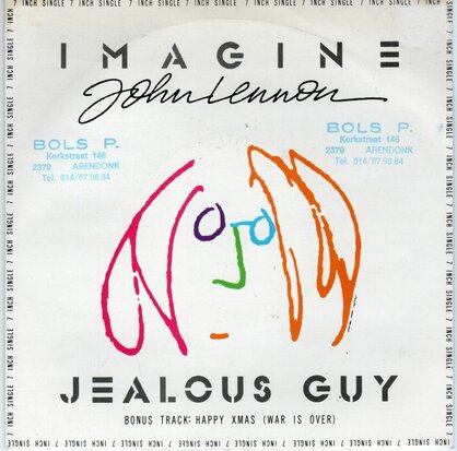 John Lennon - Imagine + Jealous guy + Happy xmas (Vinylsingle)