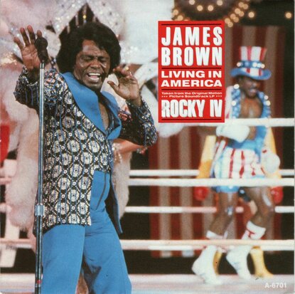 James Brown - Living in America + Vince Dicola (Vinylsingle)