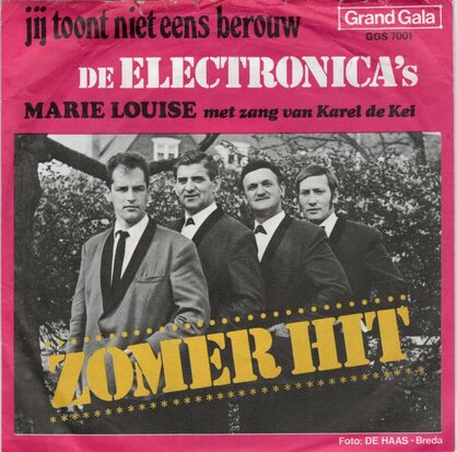 Electronica's - Jij Toont Niet Eens Berouw + Marie Louise (Vinylsingle)
