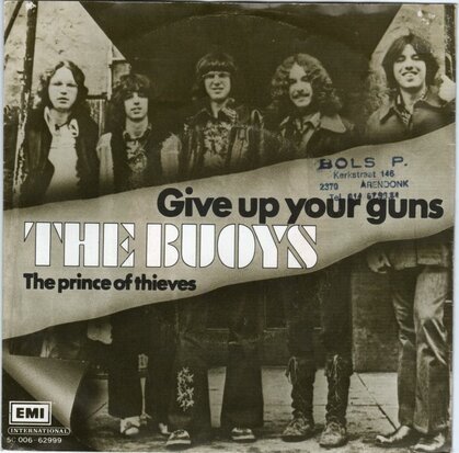 Buoys - Give up your guns + Prince of the thieves (Vinylsingle)