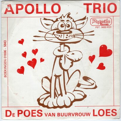 Apollo Trio - De Poes Van Buurvrouw Loes + Nostalgie (Vinylsingle)