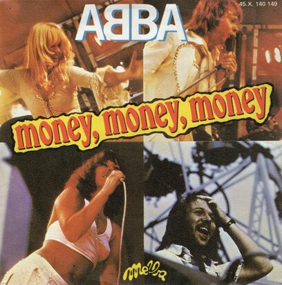 Abba - Money, money, money + Crazy world (Vinylsingle)