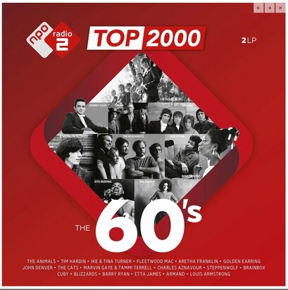 VARIOUS - TOP 2000 - THE 60'S (Vinyl LP)