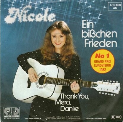 Nicole - Ein bisschen frieden + Thank you, merci. danke (Vinylsingle)