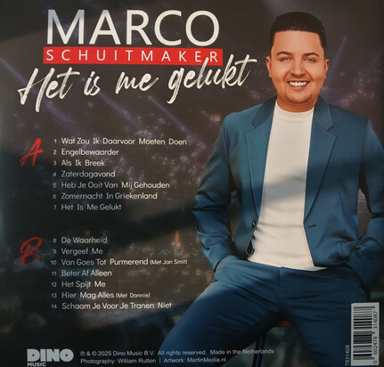 MARCO SCHUITMAKER - HET IS ME GELUKT -COLOURED- (Vinyl LP)