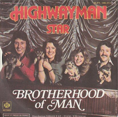 Brotherhood of Man - Highwayman + Star (Vinylsingle)