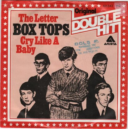 Box Tops - The letter + Cry like a baby (Vinylsingle)
