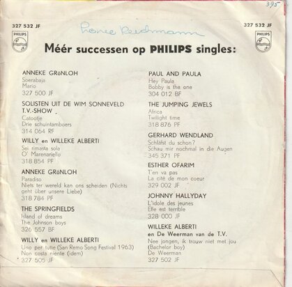 Anneke Gronloh - Het leven kan mooi zijn + Cimeroni (Vinylsingle)