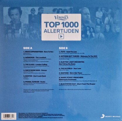 VARIOUS - VERONICA TOP 1000 ALLERTIJDEN (Vinylsingle)