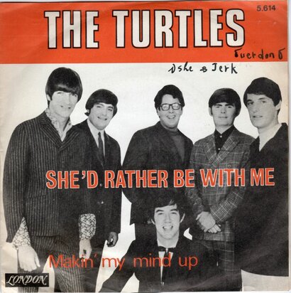 Turtles - She'd rather be with me + Makin' my mind up (Vinylsingle)